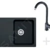Franke Sets - Küchenset T29, Tectonite Spülbecken OID 611-62, Schwarz + Küchenarmatur FP 9900, Schwarz 114.0366.037 -Franke Verkauf 020baaeb17efac5605cdbe66