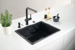 Franke Active New - Spültischarmatur FN 6110.901, Mit Ausziehbarer Brause, Schwarz Matt 115.0653.382 -Franke Verkauf 04a822eae0849d723f3f0710