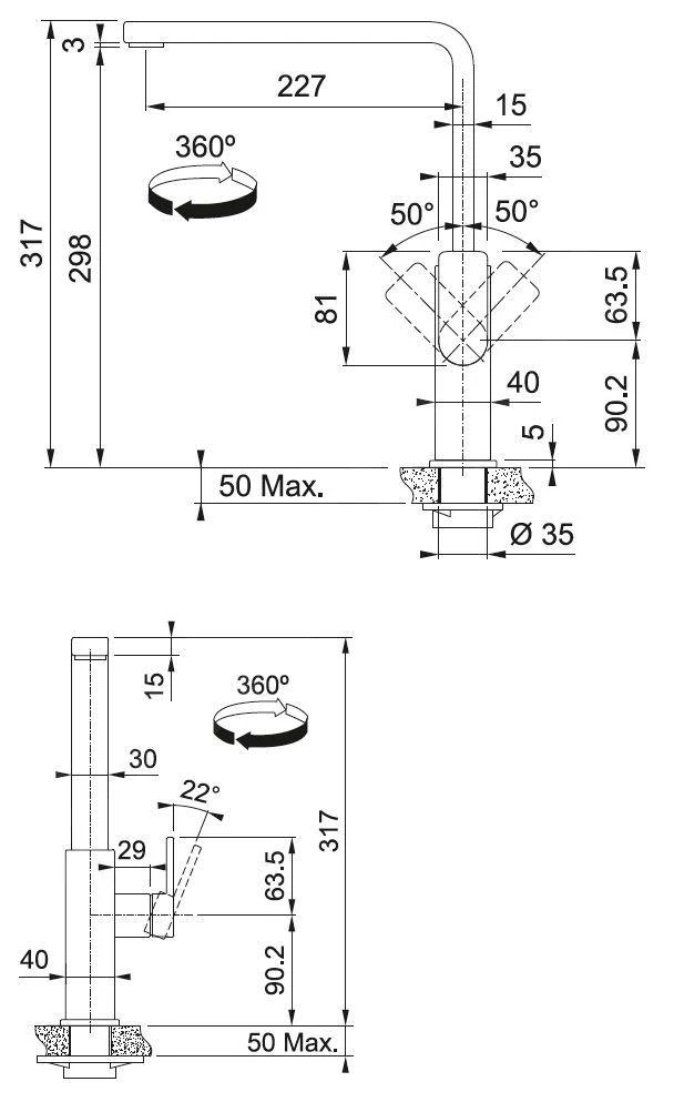 Franke Mythos - SKX 621, 1160x500 Mm 115.0550.441 4 Franke Mythos - SKX 621, 1160x500 Mm 115.0550.441 - Image 2