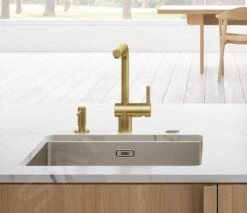 Franke Atlas Neo - Spültischarmatur FC 3834.504, Gold 115.0681.241 -Franke Verkauf 07de661494ed19da179256b9