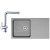 Franke Sets - Küchenset T39, Tectonite Spülbecken OID 611, Grau + Küchenarmatur Samoa, Chrom 114.0441.293 -Franke Verkauf 129b646f21362326d2afa578