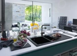 Franke Atlas Neo - Elektronische Spültischarmatur FC 5523.502 Mit Ausziehbarem Endstück, Schwarz 115.0625.527 -Franke Verkauf 198b7e486c576ea773e470d6