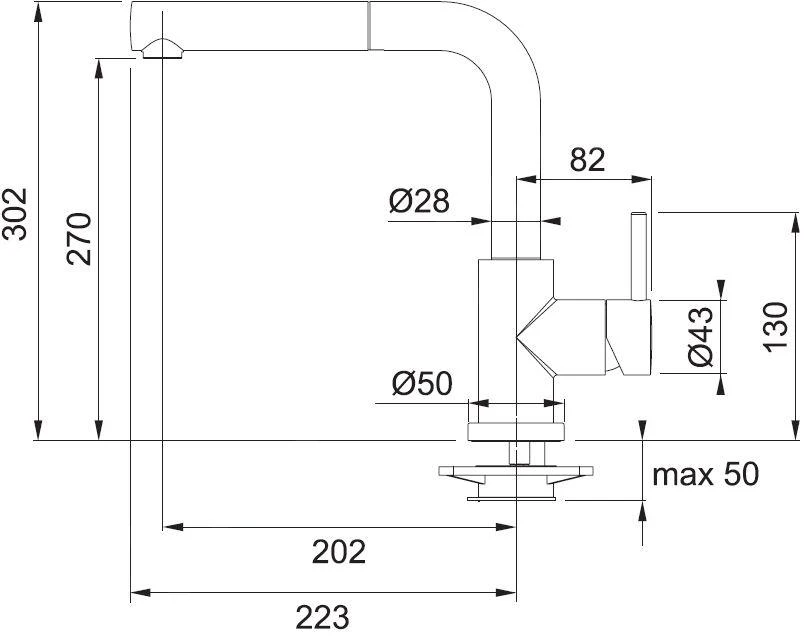 Franke Sets - Küchenset T32, Tectonite Spülbecken OID 611-78, Schwarz + Küchenarmatur FN 0147, Chrom 114.0366.065 6 Franke Sets - Küchenset T32, Tectonite Spülbecken OID 611-78, Schwarz + Küchenarmatur FN 0147, Chrom 114.0366.065 - Image 4