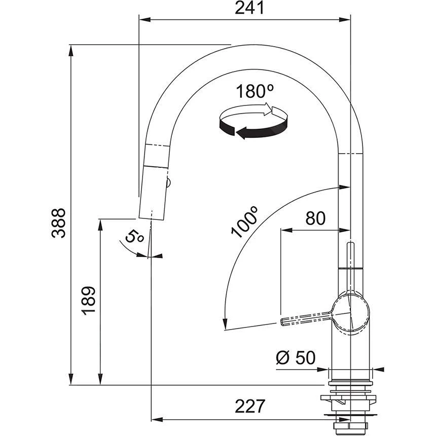 Franke Active New - Spültischarmatur FN 4090.901 Mit Ausziehbarer Brause, Weiß 115.0653.405 4 Franke Active New - Spültischarmatur FN 4090.901 Mit Ausziehbarer Brause, Weiß 115.0653.405 - Image 2