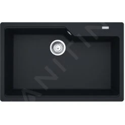 Franke Urban - Fragranit-Spüllbecken UBG 610-78, 780x500 Mm, Schwarz Matt 114.0637.594