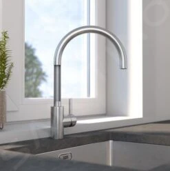 Franke Eos Neo - Spültischarmatur FC 0045.501 Mit Ausziehbarem Endstück, Edelstahl 115.0590.045 -Franke Verkauf 265904beee3820f22dbdf588