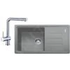 Franke Sets - Küchenset G119, Fragranit Spülbecken BSG 611-78/39, Steingrau + Küchenarmatur SAMOA, Chrom 114.0440.885 -Franke Verkauf 26f0969b1d024387cbc7aba0