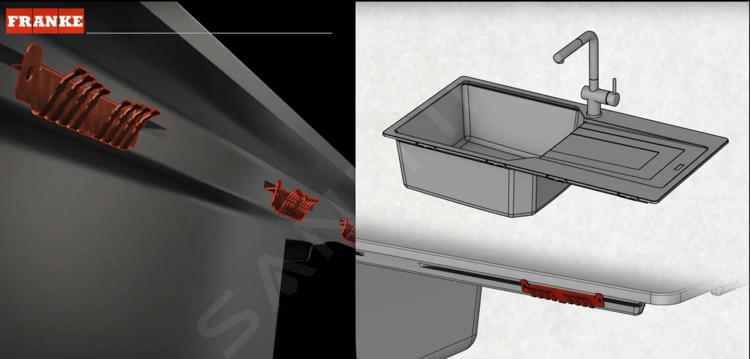 Franke Sirius 2.0 - Tectonitspüllbecken S2D 620-86, 860x500 Mm, Weiß 143.0637.160 7 Franke Sirius 2.0 - Tectonitspüllbecken S2D 620-86, 860x500 Mm, Weiß 143.0637.160 - Image 5