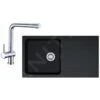 Franke Sets - Küchenset T39, Tectonite Spülbecken OID 611, Schwarz + Küchenarmatur Samoa, Chrom 114.0441.299 -Franke Verkauf 310ab581313c6b513bdd4ab1