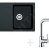 Franke Sets - Küchenset T32, Tectonite Spülbecken OID 611-78, Schwarz + Küchenarmatur FN 0147, Chrom 114.0366.065 -Franke Verkauf 31ee6ee1a17cff149ae84781