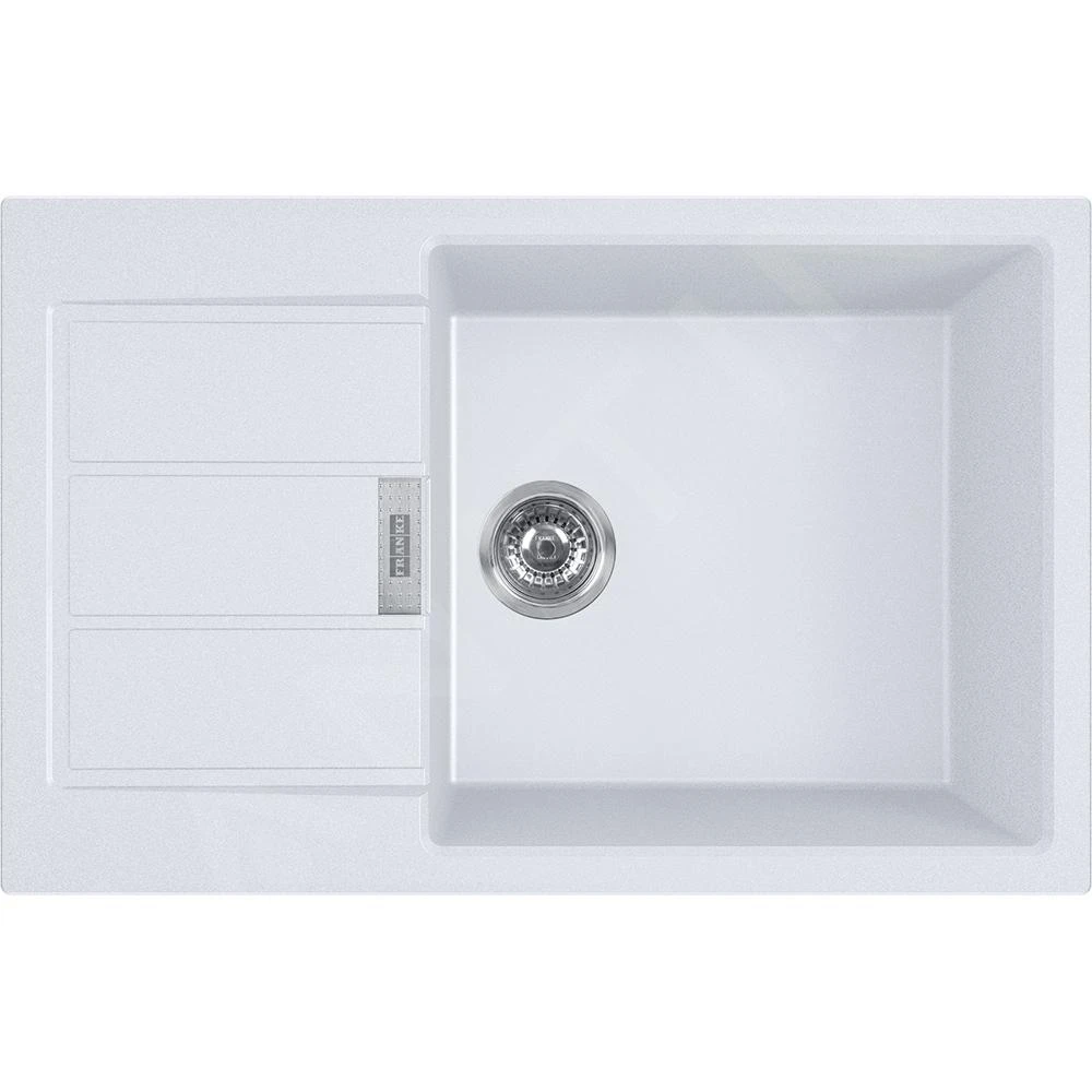 Franke Sirius 2.0 - Tectonite-Spüle S2D 611-78 XL, 780x500 Mm, Weiß 143.0617.615 3 Franke Sirius 2.0 - Tectonite-Spüle S2D 611-78 XL, 780x500 Mm, Weiß 143.0617.615