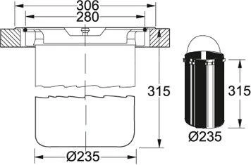 Franke KEA - Abfalleimer E 12, Eingebaut, Grün 134.0035.042 4 Franke KEA - Abfalleimer E 12, Eingebaut, Grün 134.0035.042 - Image 2