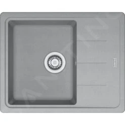 Franke Sets - SET G172, Fragranitspüle BFG 611-62 Mit Armatur FP 9000.084, Stein Grau/Stein Grau 114.0619.581 -Franke Verkauf 47310be4167eb255aafff67d