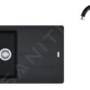 Franke Sets - SET G173, Fragranitspüle BFG 611-78 Mit Armatur FP 9000.071, Onyx/Onyx 114.0619.586