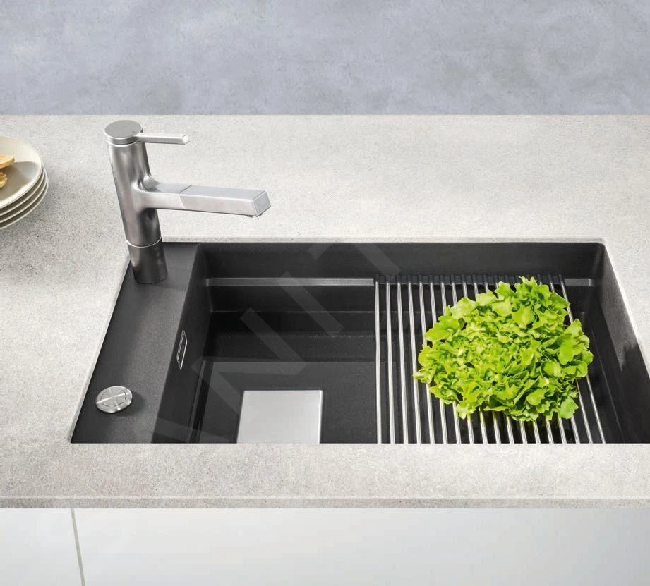 Franke Kubus 2 - Fragranit Spülbecken KNG 110-62, 760x460 Mm, Onyx 125.0512.515 6 Franke Kubus 2 - Fragranit Spülbecken KNG 110-62, 760x460 Mm, Onyx 125.0512.515 - Image 4