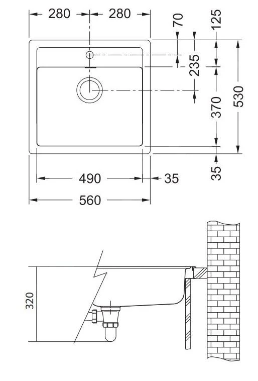 Franke Sets - Küchenset T13, Tectonite Spülbecken SID 610, Schwarz + Küchenarmatur Samoa, Chrom 114.0283.125 4 Franke Sets - Küchenset T13, Tectonite Spülbecken SID 610, Schwarz + Küchenarmatur Samoa, Chrom 114.0283.125 - Image 2