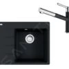 Franke Sets - Set G223, Fragranit-Spüle CNG 611-62 TL/7 Und Armatur FC 3055.901, Schwarz Matt/chrom 114.0675.668 -Franke Verkauf 5d7590349ab2294492f56d64