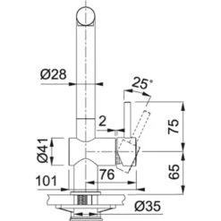 Franke Küchenarmaturen - Spültischarmatur Samoa, Verschromt 115.0046.072 -Franke Verkauf 5f8bfd31691d54e32764f15e