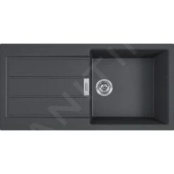 Franke Sets - SET T77, Tectonite-Spüle S2D 611-100 Mit Armatur FN 0147.031, Schwarz/Chrom 143.0616.932 -Franke Verkauf 5f947f01f520b0a5991afc1f 1