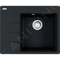 Franke Centro - Fragranit-Spüllbecken CNG 611-62 TL/7, 620x500 Mm, Onyx 114.0637.492