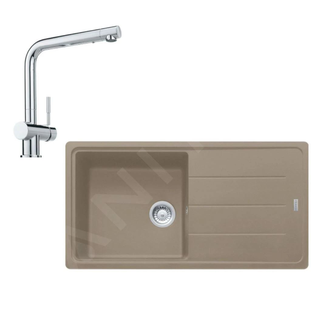 Franke Sets - Küchenset G135, Fragnitspüle BFG 611 Und Spültischarmatur Samoa, Kaschmir/verchromt 114.0510.323 3 Franke Sets - Küchenset G135, Fragnitspüle BFG 611 Und Spültischarmatur Samoa, Kaschmir/verchromt 114.0510.323