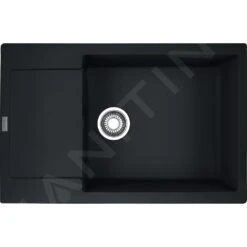 Franke Maris - Fragranit-Spüllbecken MRG 611-78 BB, 780x500 Mm, Schwarz Matt 114.0637.575