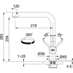 Franke Küchenarmaturen - Spültischarmatur Samoa, Verschromt 115.0046.072 -Franke Verkauf 7cf4b636a29f24d489f8f3e0 4