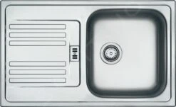 Franke Euroform - Edelstahlspüle EFL 614-78, 780x475 Mm, Leinenoptik 101.0684.387
