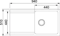 Franke Sets - Set T98, Tectonite-Spüle OID 611 Und Armatur FP 9000.031, Grau / Chrom 143.0675.702 -Franke Verkauf 8e98cf73e1531349d72892ee
