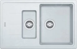 Franke Basis - Fragranit Spülbecken BFG 651-78, 780x500 Mm, Weiß Eis 114.0285.214