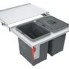 Franke Abfalltrennsysteme - Abfalleimer Garbo 60-2, Eingebaut 121.0284.027