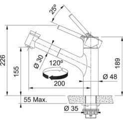 Franke Taros Neo - Spültischarmatur FC 6386.501 Mit Ausziehbarer Brause, Edelstahl 115.0596.386 -Franke Verkauf a637d083e082a27f1a554219