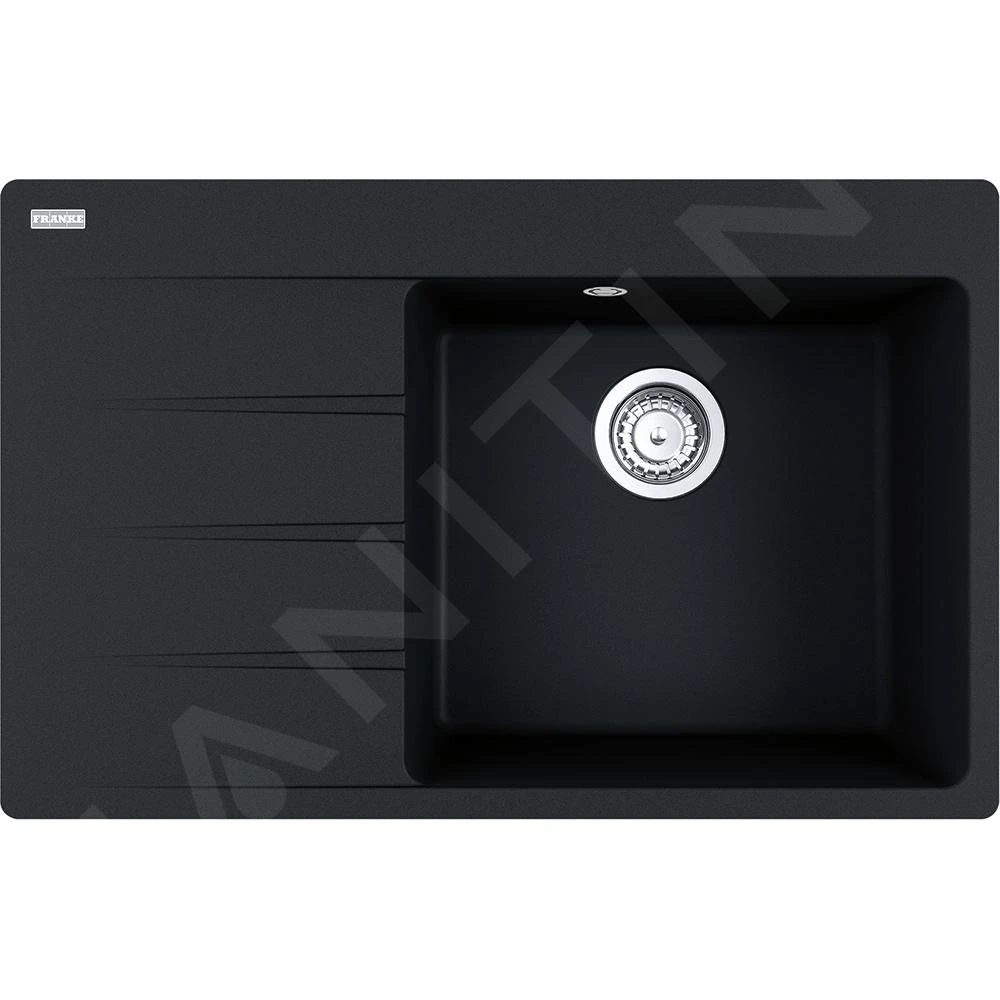 Franke Centro - Fragranit-Spüllbecken CNG 611-78 TL/7, 780x500 Mm, Onyx 114.0637.510 3 Franke Centro - Fragranit-Spüllbecken CNG 611-78 TL/7, 780x500 Mm, Onyx 114.0637.510