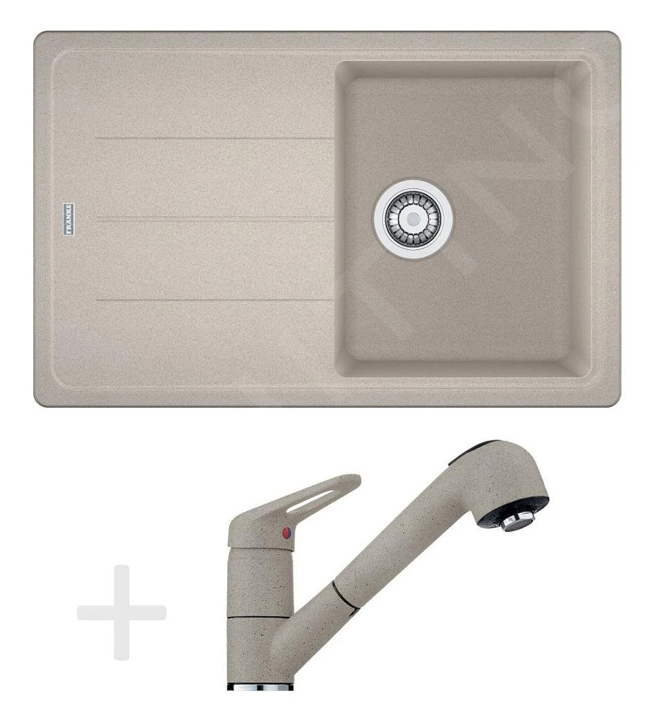 Franke Sets - Küchenset G57, Fragranit Spülbecken BFG 611-78, Sahara + Küchenarmatur FC 9547, Sahara 114.0323.916 3 Franke Sets - Küchenset G57, Fragranit Spülbecken BFG 611-78, Sahara + Küchenarmatur FC 9547, Sahara 114.0323.916