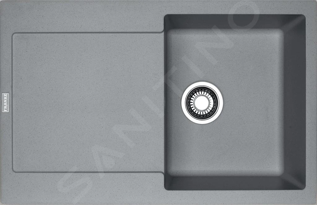 Franke Maris - Fragranit Spülbecken MRG 611, 780x500 Mm, Steingrau 114.0284.846 3 Franke Maris - Fragranit Spülbecken MRG 611, 780x500 Mm, Steingrau 114.0284.846