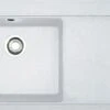 Franke Mythos - Fragranit Spülbecken MTG 611/2, 1000x515 Mm, Weiß Eis 114.0150.003