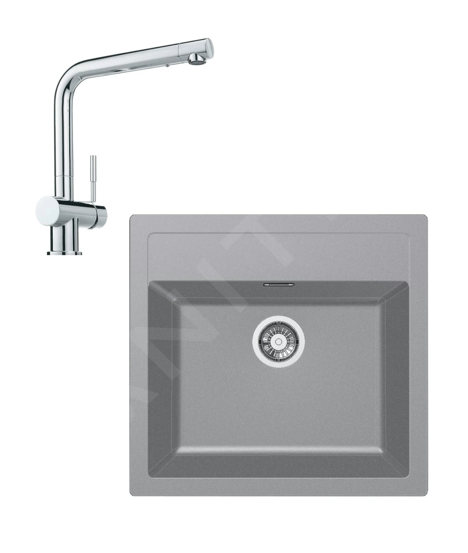 Franke Sets - Küchenset T13, Tectonite-Spüle SID 610 Und Spültischarmatur Samoa, Grau/ververchromtt 143.0650.597 3 Franke Sets - Küchenset T13, Tectonite-Spüle SID 610 Und Spültischarmatur Samoa, Grau/ververchromtt 143.0650.597