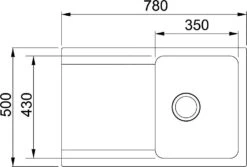 Franke Orion - Tectonite Spülbecken OID 611-78, 780x500 Mm, Weiß 114.0288.585 -Franke Verkauf c655444854738cc3c47f5bbb 2