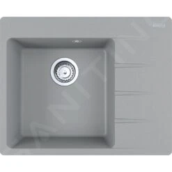 Franke Sets - Set G214, Fragranit Spülbecken CNG 611-62 TL/2 Und Küchenarmatur FP 0408.031, Felsgrau/Chrom 114.0650.763 -Franke Verkauf d1d3a14449491a3b0b6a23d4