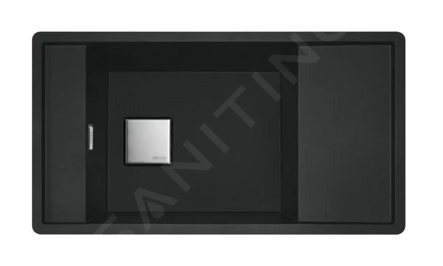 Franke Fresno - Fragranit-Spüllbecken FSG 611-88, 877x495 Mm, Schwarz Matt 114.0651.012 3 Franke Fresno - Fragranit-Spüllbecken FSG 611-88, 877x495 Mm, Schwarz Matt 114.0651.012