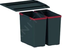 Franke Abfalltrennsysteme - Abfalleimer Easysort 450-2-0, Eingebaut 121.0494.182