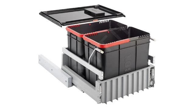 Franke Abfalltrennsysteme - Abfalleimer 300-45 Duo, Eingebaut 121.0150.144 3 Franke Abfalltrennsysteme - Abfalleimer 300-45 Duo, Eingebaut 121.0150.144
