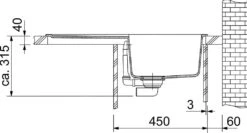 Franke Maris - Fragranit-Spüllbecken MRG 611, 780x500 Mm, Schwarz Matt 114.0637.576 -Franke Verkauf e9fb6466587377dc6d0a39e5
