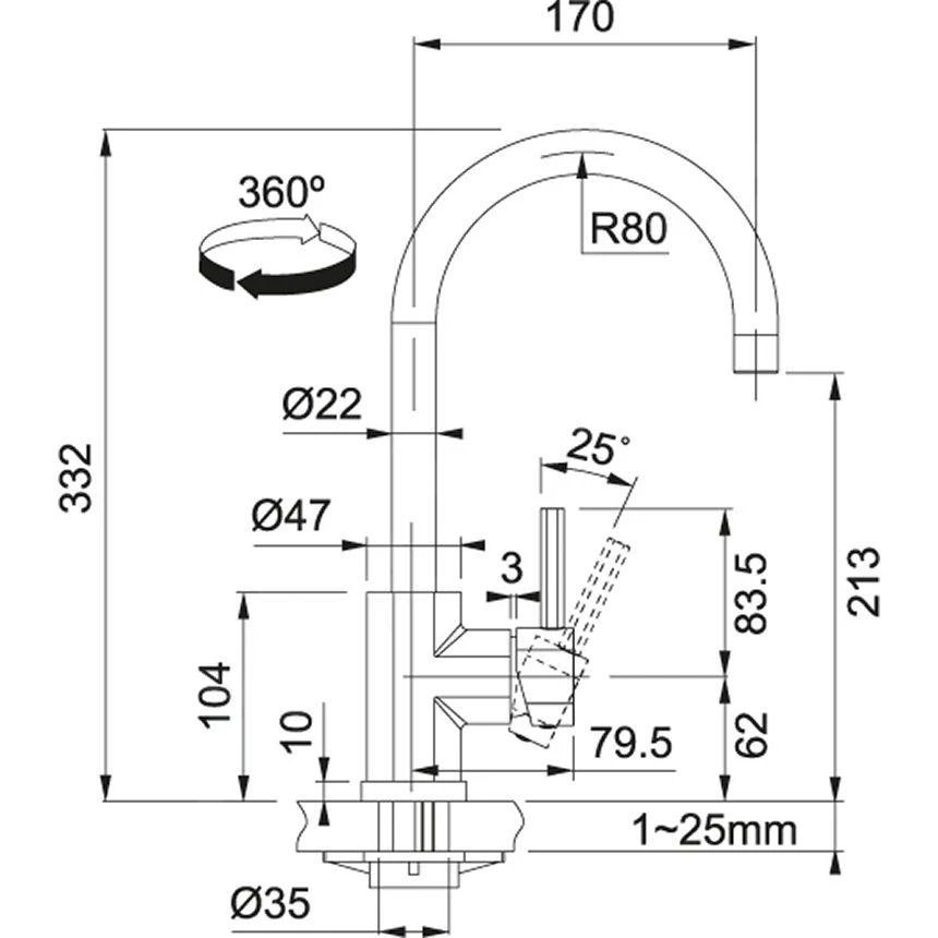 Franke Sets - Küchenset G134, Fragnitspüle BFG 611 Und Spültischarmatur FC 650.031, Steingrau/verchromt 114.0510.309 5 Franke Sets - Küchenset G134, Fragnitspüle BFG 611 Und Spültischarmatur FC 650.031, Steingrau/verchromt 114.0510.309 - Image 3