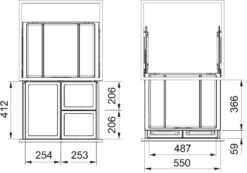Franke Abfalltrennsysteme - Abfalleimer FX 60 26-11-11, Eingebaut 121.0557.763 9 Franke Abfalltrennsysteme - Abfalleimer FX 60 26-11-11, Eingebaut 121.0557.763 -Franke Verkauf fdf396285263d2280e20ac94